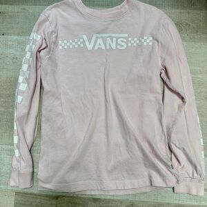 Pink Vans long sleeve shirt